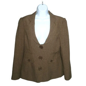 Rio Sud  Office Business Jacket Tailored Feminine Brown 10